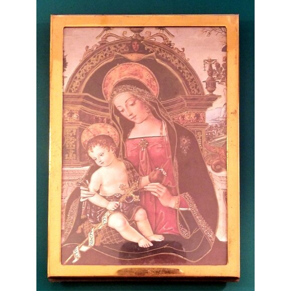 Our Lady of Consolation Virgin  Mary Baby Jesus Madonna and Child Print 7"x5" - Picture 2 of 3